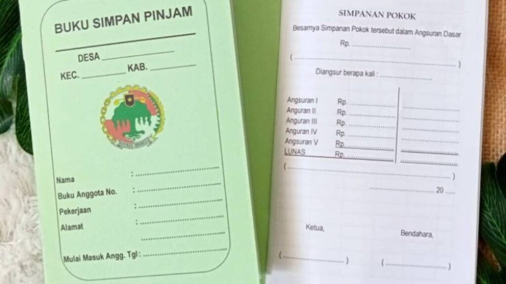 Format Buku Anggota Koperasi